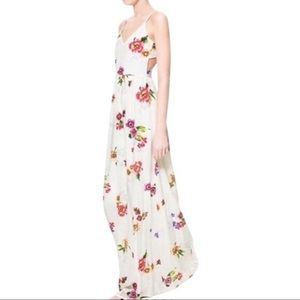 Zara floral maxi dress